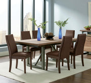 Spring Creek Upholstered Dining Chair Chocolate (Set of 2) - 106582