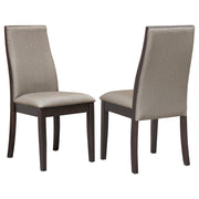 Spring Creek Upholstered Dining Chair Taupe (Set of 2) - 106583