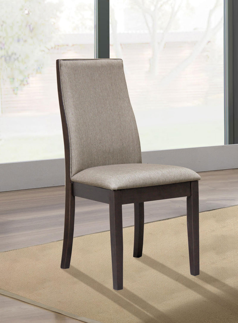 Spring Creek Upholstered Dining Chair Taupe (Set of 2) - 106583