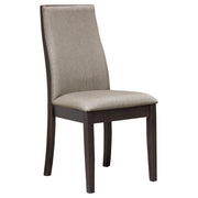 Spring Creek Upholstered Dining Chair Taupe (Set of 2) - 106583