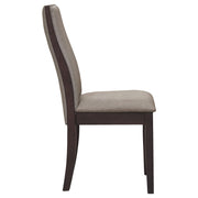 Spring Creek Upholstered Dining Chair Taupe (Set of 2) - 106583