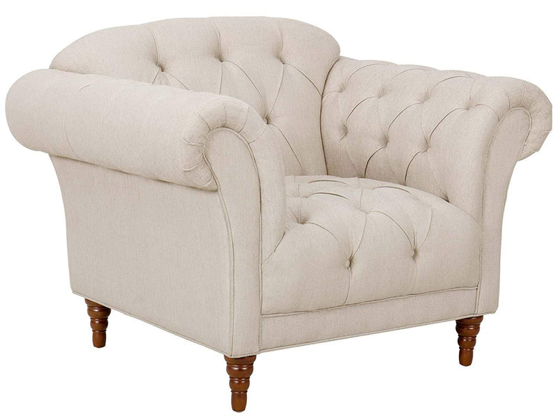 St. Claire Beige Armchair - DMV FurnitureLiving Room Chair