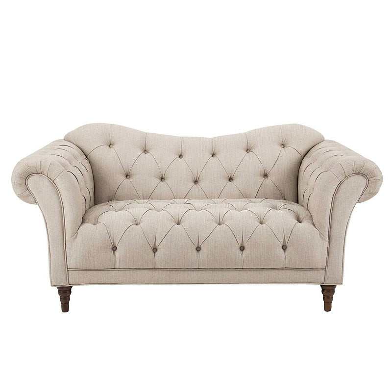 St. Claire Beige Loveseat - DMV FurnitureLoveseat