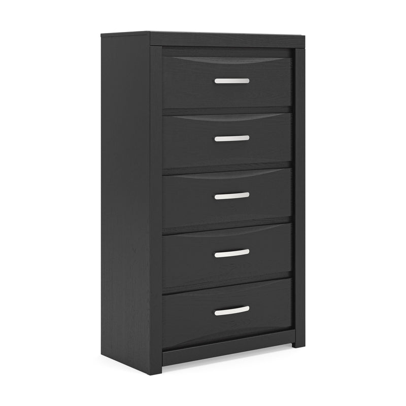 Stabotta Black Chest of Drawers - PCB1755-46