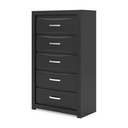 Stabotta Black Chest of Drawers - PCB1755-46