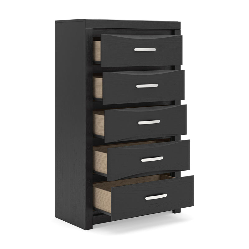 Stabotta Black Chest of Drawers - PCB1755-46