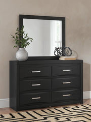 Stabotta Black Dresser and Mirror - PCB1755B1