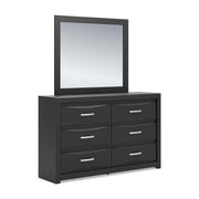 Stabotta Black Dresser and Mirror - PCB1755B1