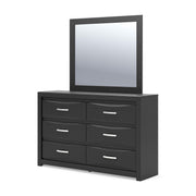 Stabotta Black Dresser and Mirror - PCB1755B1