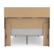 Stabotta Black Full Bookcase Storage Bed - PCB1755B2