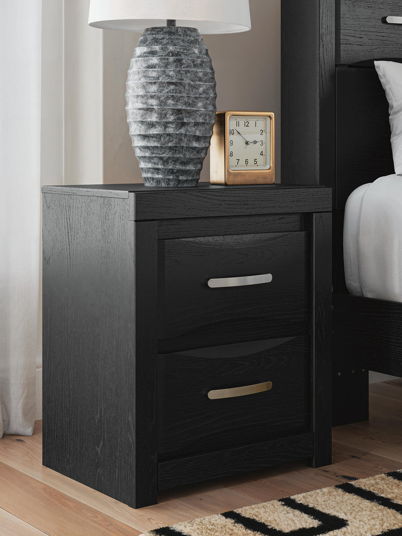 Stabotta Black Nightstand - PCB1755-92