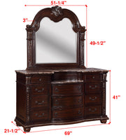 Stanley Cherry Brown Upholstered Sleigh Bedroom Set - DMV FurnitureBedroom Set