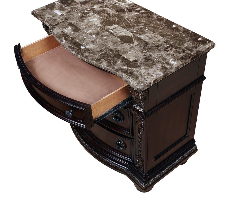 Stanley Cherry Brown Upholstered Sleigh Bedroom Set - DMV FurnitureBedroom Set