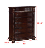 Stanley Cherry Brown Upholstered Sleigh Bedroom Set - DMV FurnitureBedroom Set