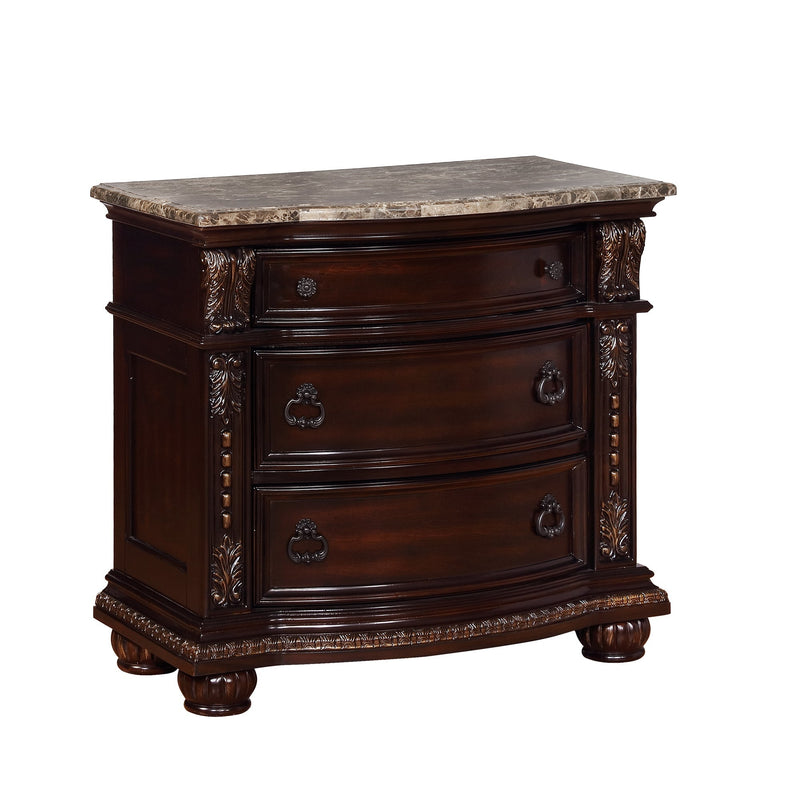 Stanley Cherry Brown Upholstered Sleigh Bedroom Set - DMV FurnitureBedroom Set