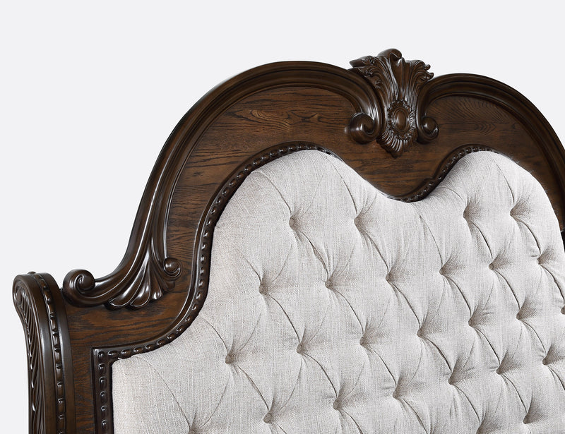 Stanley Coffee Brown Queen Sleigh Bed - DMV FurnitureQueen Bed