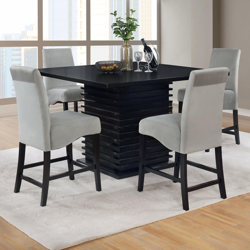 Stanton 5-piece Square Counter Height Dining Table Set Grey - 102068-S5