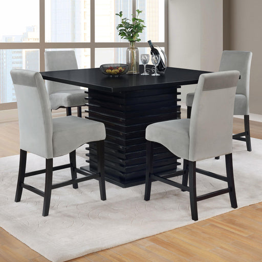Stanton 5-piece Square Counter Height Dining Table Set Grey - 102068-S5