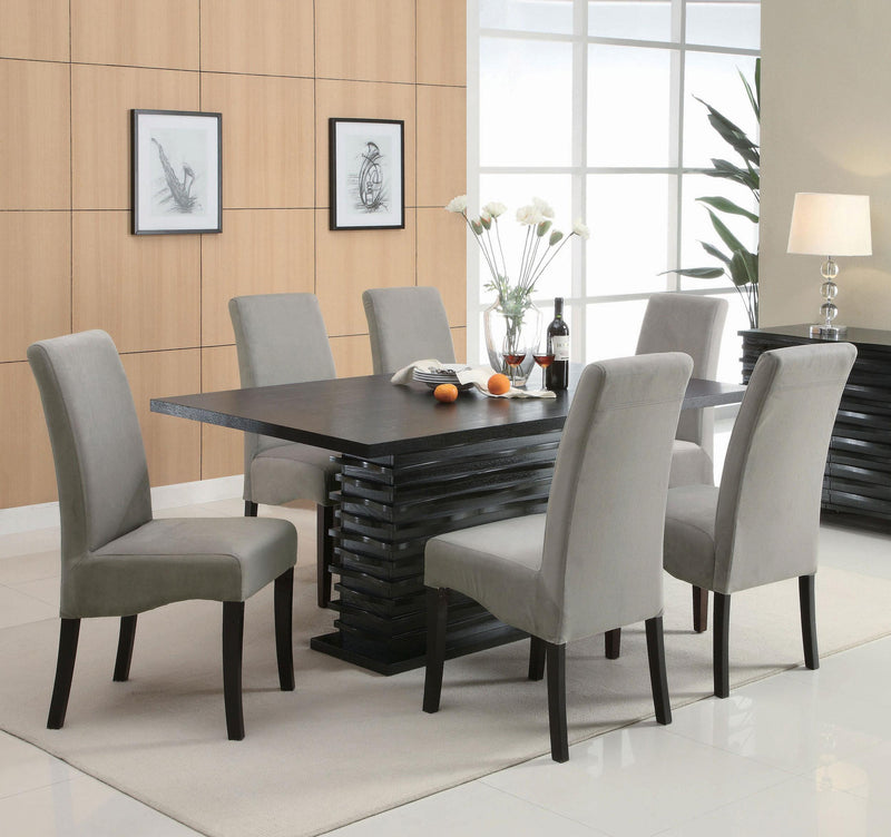 Stanton 7-piece Rectangular Dining Table Set Grey - 102061-S7