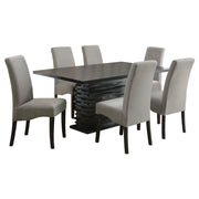Stanton 7-piece Rectangular Dining Table Set Grey - 102061-S7