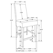 Stanton 7-piece Square Counter Height Dining Table Set Grey - 102068-S7