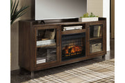 Starmore Brown 70" TV Stand with Electric Fireplace - DMV FurnitureTV Stand
