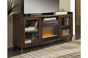Starmore Brown 70" TV Stand with Electric Fireplace - DMV FurnitureTV Stand