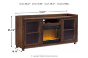 Starmore Brown 70" TV Stand with Electric Fireplace - DMV FurnitureTV Stand