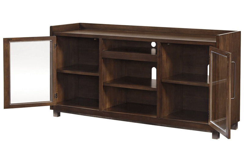 Starmore Brown 70" TV Stand with Electric Fireplace - DMV FurnitureTV Stand