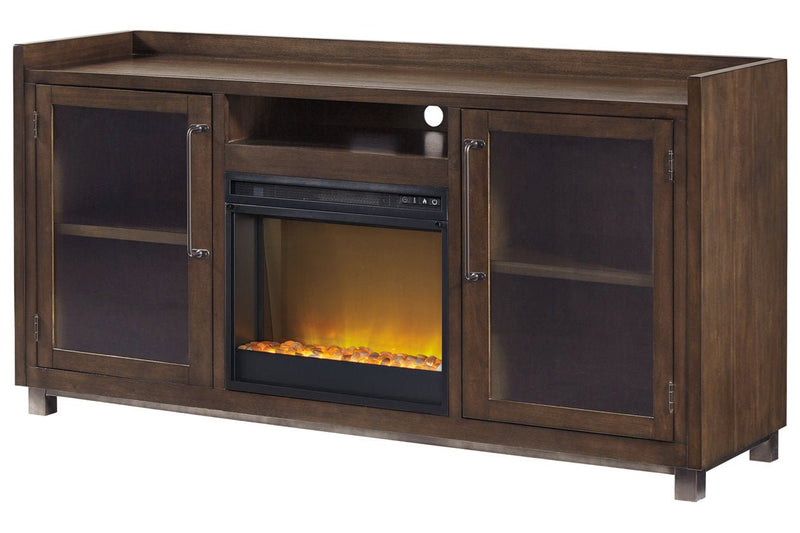 Starmore Brown 70" TV Stand with Electric Fireplace - DMV FurnitureTV Stand