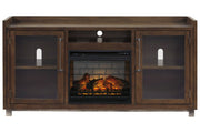 Starmore Brown 70" TV Stand with Electric Fireplace - DMV FurnitureTV Stand