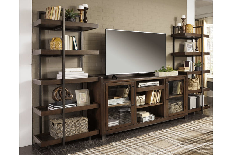 Starmore Brown/Gunmetal 3 - Piece Entertainment Center - DMV FurnitureEntertainment Center
