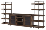 Starmore Brown/Gunmetal 3 - Piece Entertainment Center - DMV FurnitureEntertainment Center