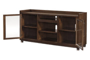 Starmore Brown/Gunmetal 3 - Piece Entertainment Center - DMV FurnitureEntertainment Center