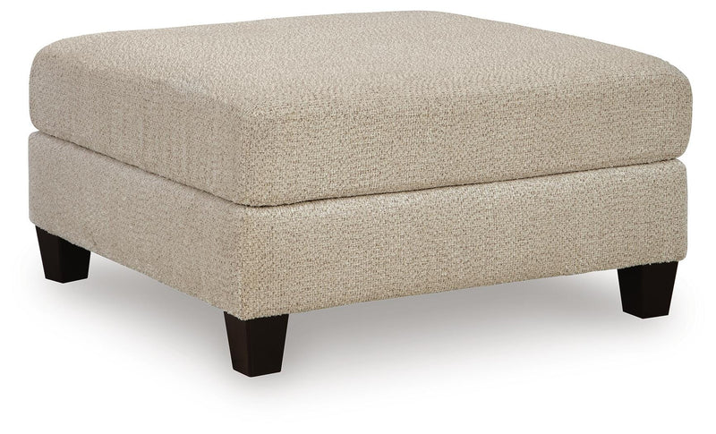 Steelwater Retreat Latte Oversized Accent Ottoman - 6670408