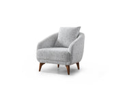 Stella 4-pieces (2 Sofa & 2 Chair) Livingroom in Grey - 200-ELIF-STE-A631-3311