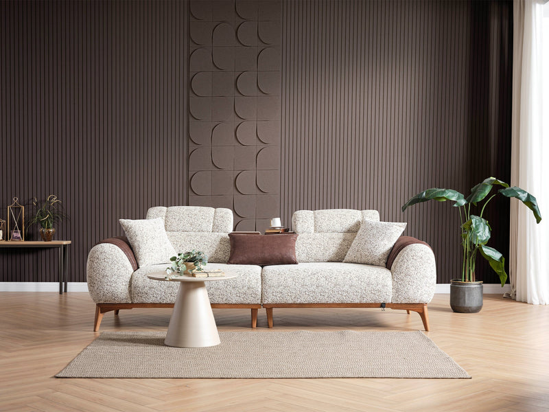 Stella Convertible Sofa in Beige - 200-ELIF-STE-A630-3