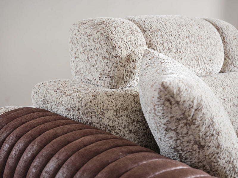 Stella Convertible Sofa in Beige - 200-ELIF-STE-A630-3
