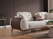 Stella Convertible Sofa in Beige - 200-ELIF-STE-A630-3