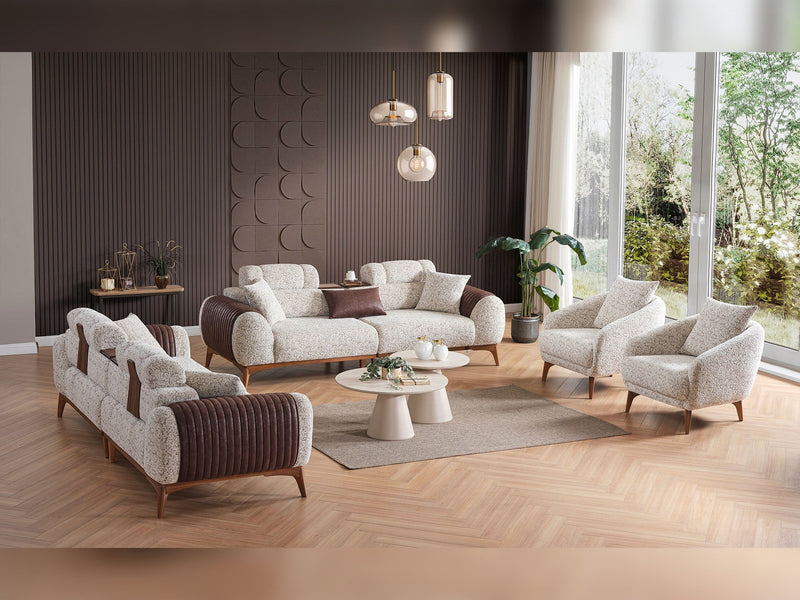 Stella Convertible Sofa in Beige - 200-ELIF-STE-A630-3