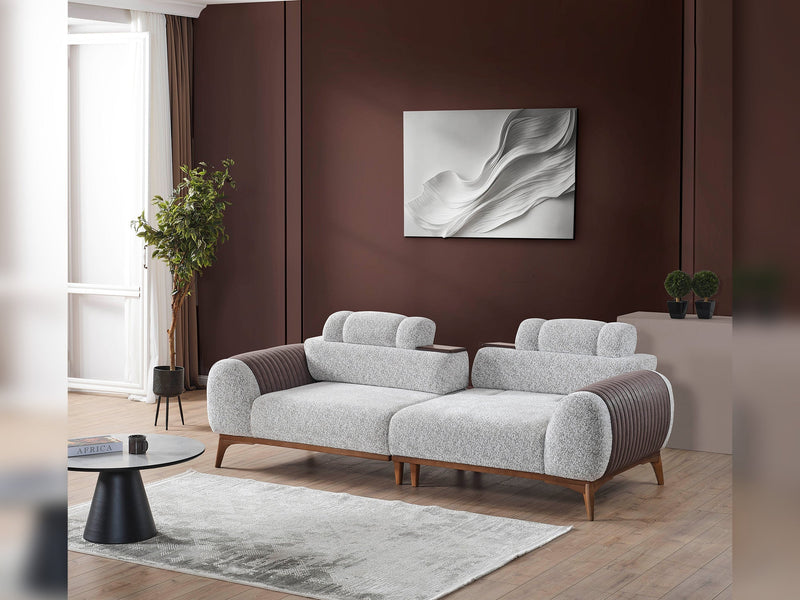 Stella Convertible Sofa in Beige - 200-ELIF-STE-A630-3