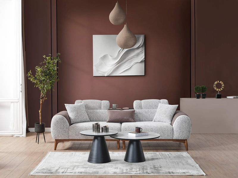 Stella Convertible Sofa in Grey - 200-ELIF-STE-A631-3