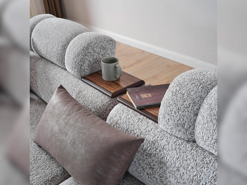 Stella Convertible Sofa in Grey - 200-ELIF-STE-A631-3