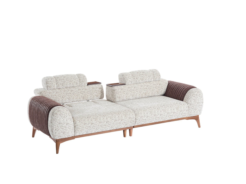 Stella Convertible Sofa in Grey - 200-ELIF-STE-A631-3