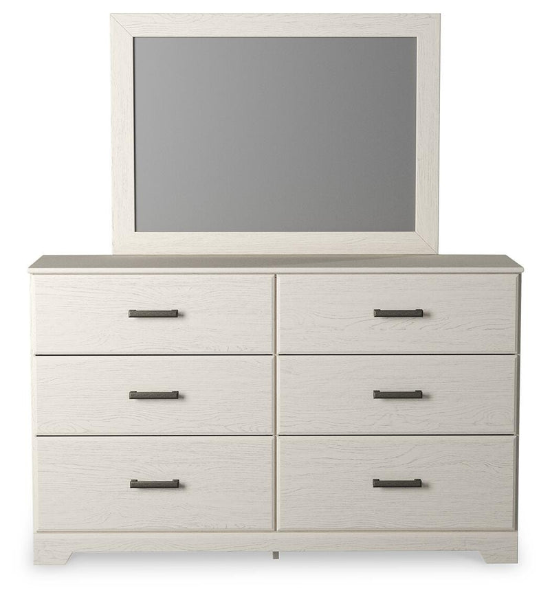 Stelsie King Panel Bed, Dresser, Mirror, Chest and 2 Nightstands - B2588B19