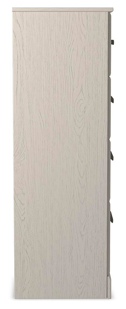 Stelsie King Panel Bed, Dresser, Mirror, Chest and 2 Nightstands - B2588B19