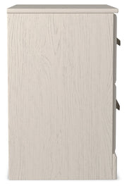 Stelsie Queen Panel Bed with Dresser and Nightstand in White from Ashley - DMV Furniture