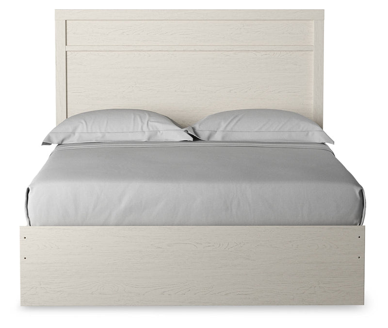 Stelsie Queen Panel Bed with Dresser and Nightstand in White from Ashley - DMV Furniture