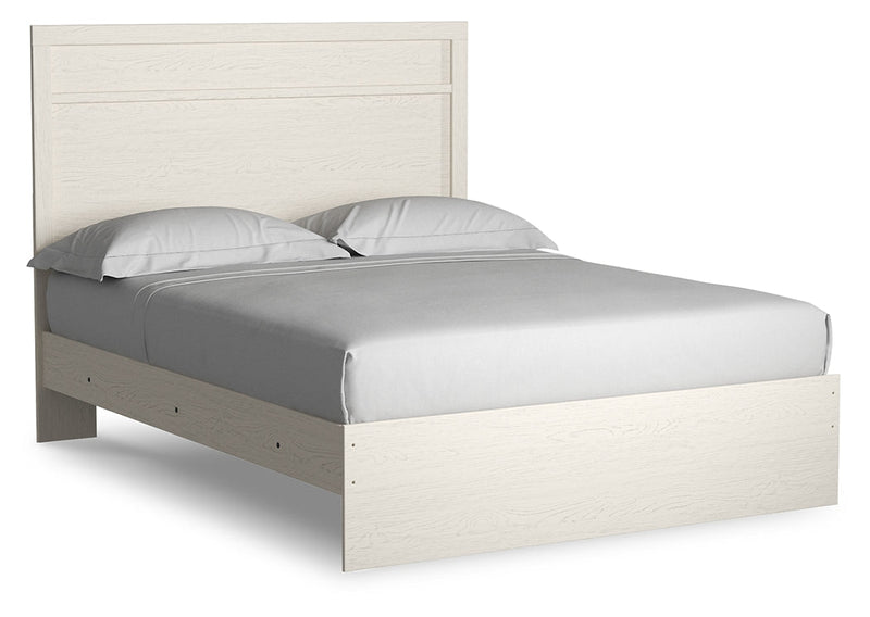 Stelsie Queen Panel Bed with Dresser and Nightstand in White from Ashley - DMV Furniture