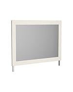 Stelsie White Bedroom Mirror - DMV FurnitureMirror